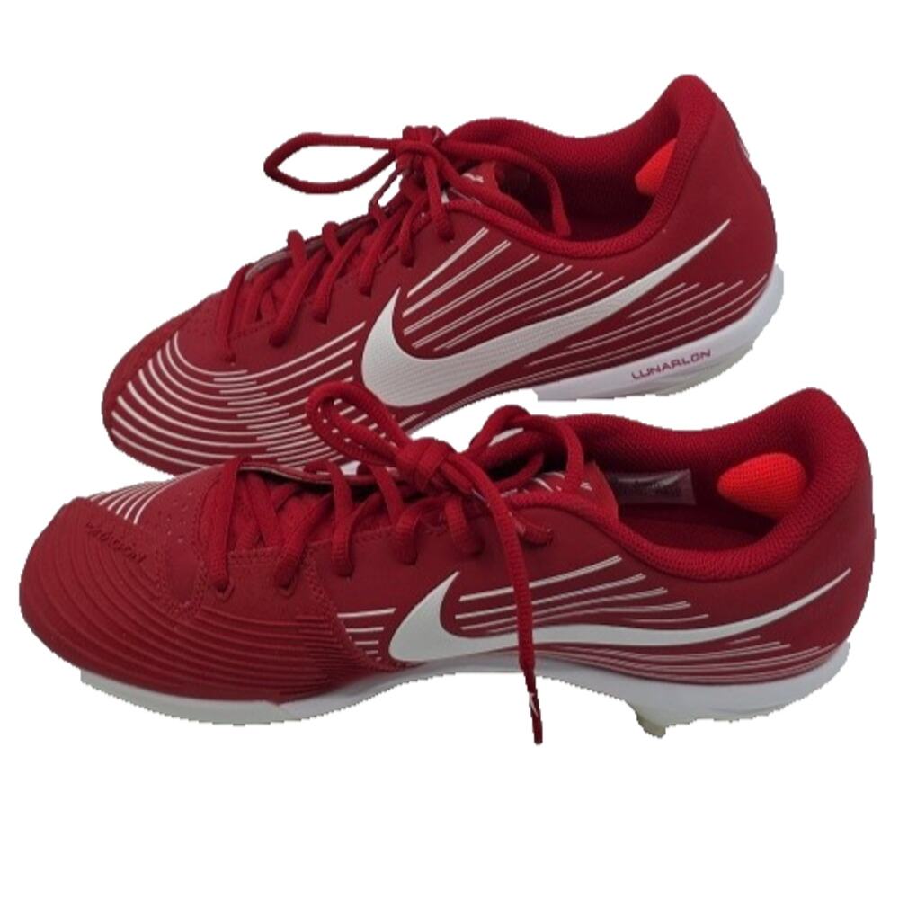 Nike Lunar Hyperdiamond 3 Pro Women's Softball Cleats Size 12 Red/White NEW